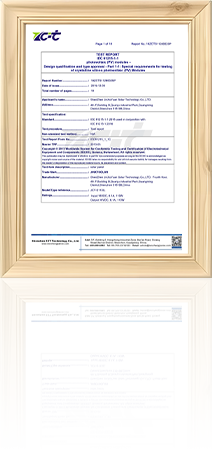IEC 61215 Test Report