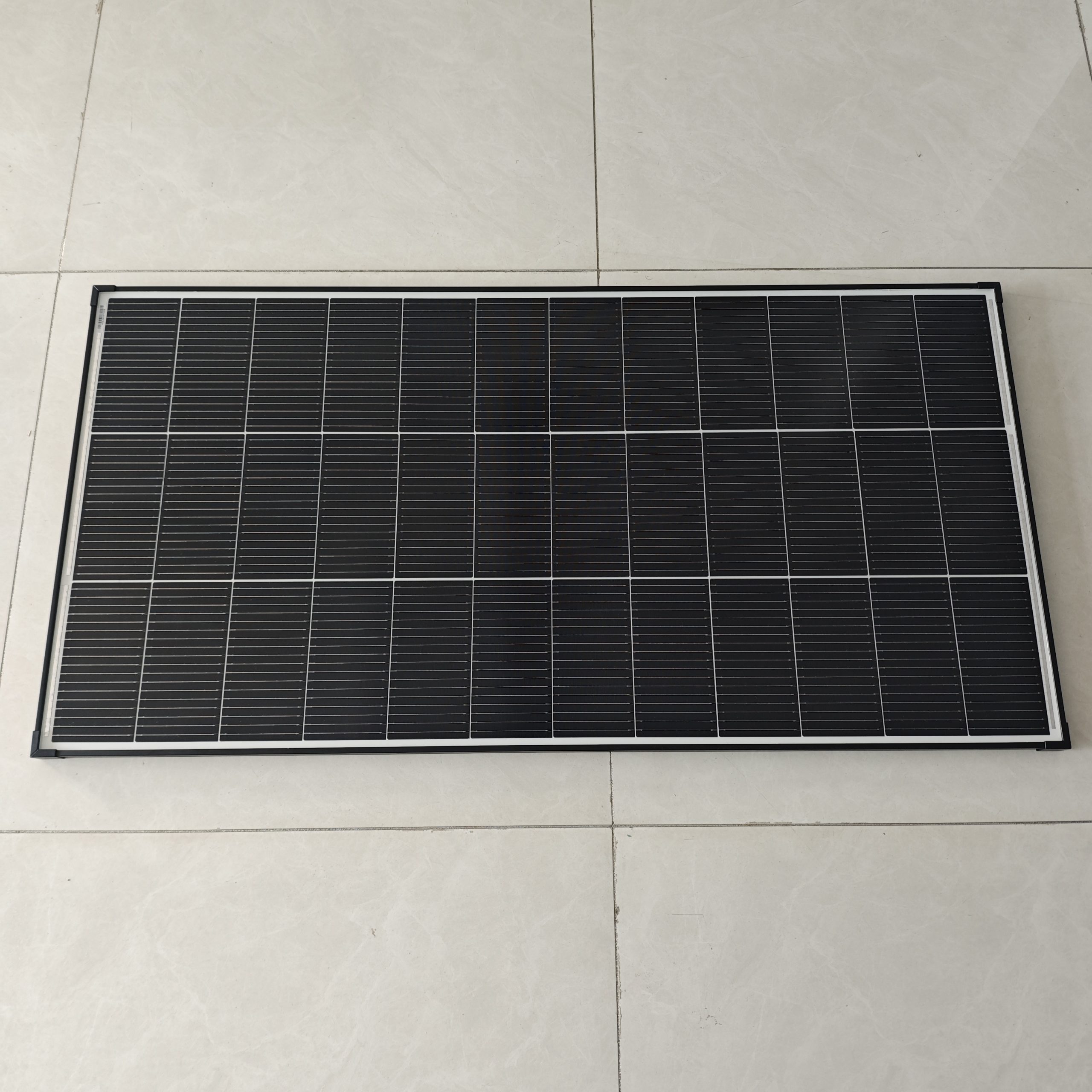 Custom rigid solar panel