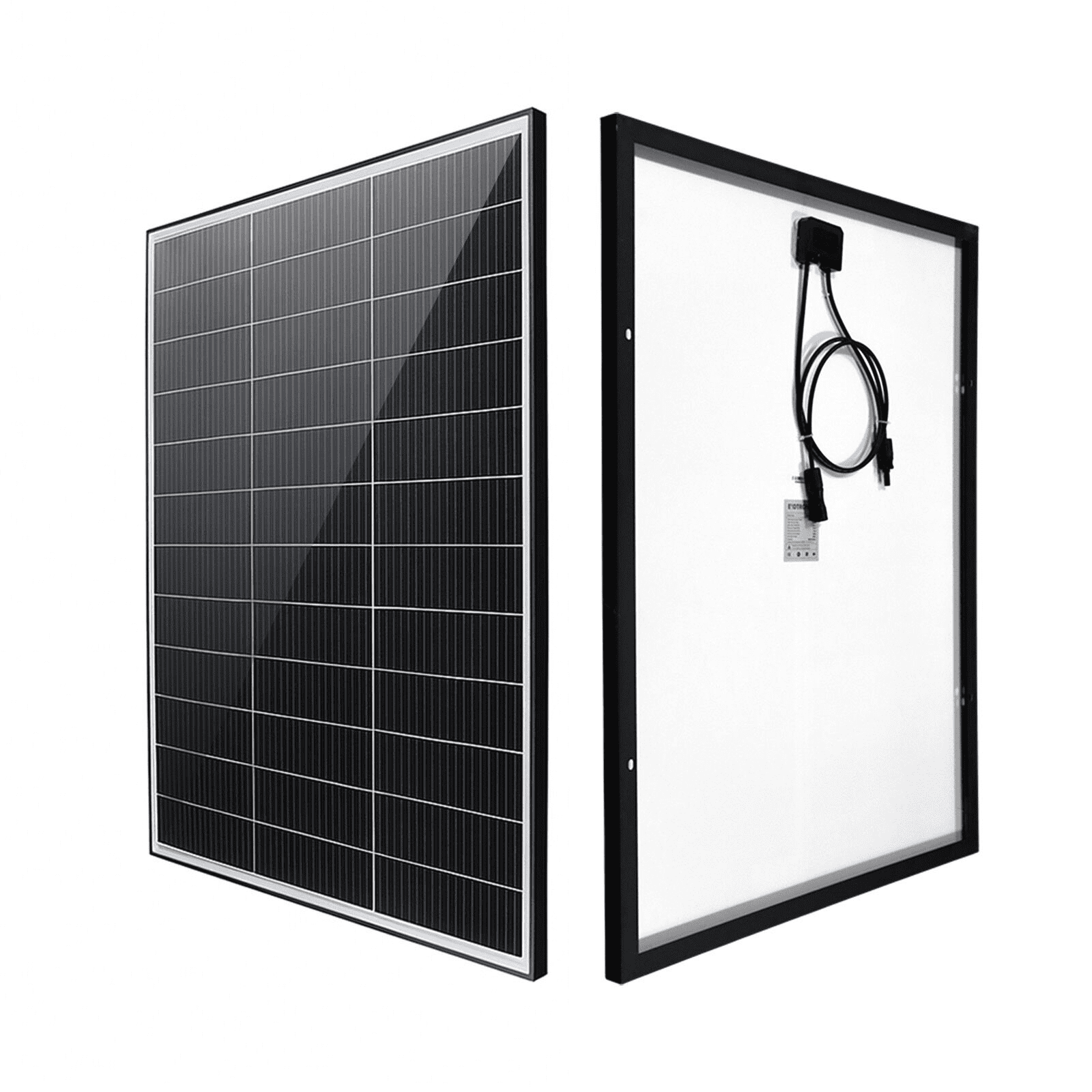 Rigid solar panel for off-grid and fixed installation